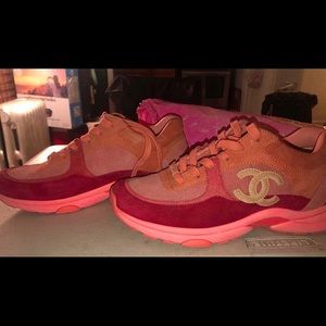 Chanel limited edition Pink sneakers